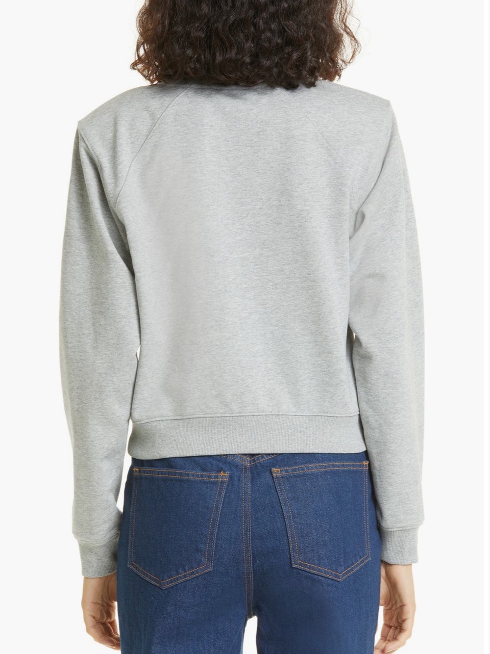 VERONICA BEARD
Beaumont Logo Sweatshirt In Heather Grey - Picture 6 of 6